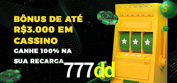 777dd melhor bônus de depósito